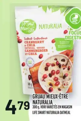 Metro Gruau mieux-être naturalia | life smart naturalia oatmeal offer