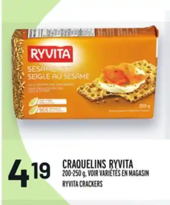 Metro Craquelins ryvita | ryvita crackers offer