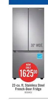 The Brick Samsung 22.1 cu. ft. french-door refrigerator - rf22a4111sr/aa offer