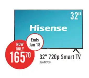 The Brick Hisense a4kv 32 hd vidaa tv offer