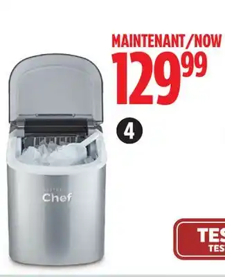 Canadian Tire Master chef silver ice maker offer