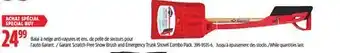 Canadian Tire Garant scratch-free snow brush and emergency trunk shovel combo pack offer
