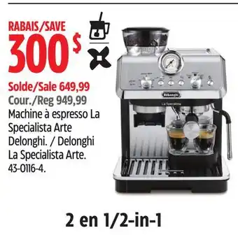 Canadian Tire Delonghi la specialista arte offer