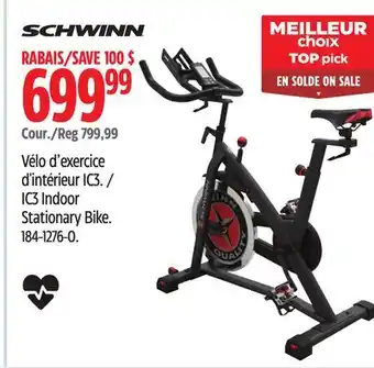 Canadian Tire Schwinn ic3 indoor stationary bike offer