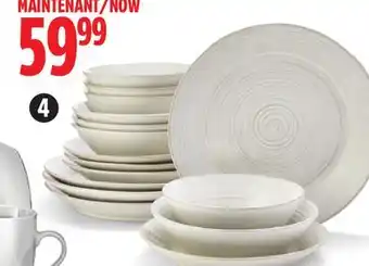 Canadian Tire Canvas white potter's wheel 16-pc dinnerware set offer