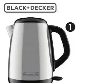 Canadian Tire Black & decker stainless-steel 1.7l kettle offer