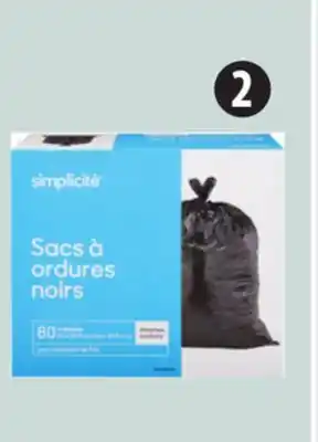 Canadian Tire Simplicité outdoor garbage bags, 74l, 80-pk offer