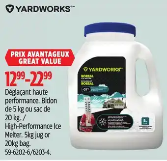 Canadian Tire Yardworks high-performance ice melter offer