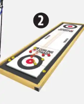 Canadian Tire Team canada deluxe wood tabletop curling offer