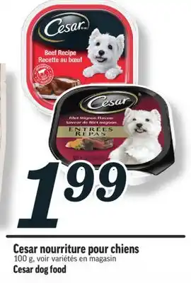 Marché Richelieu Nourriture pour chiens cesar | cesar dog food offer