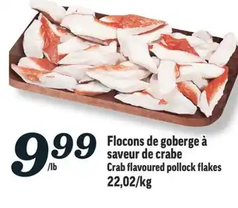 Marché Richelieu Flocons de goberge à saveur de crabe | crab flavoured pollock flakes offer
