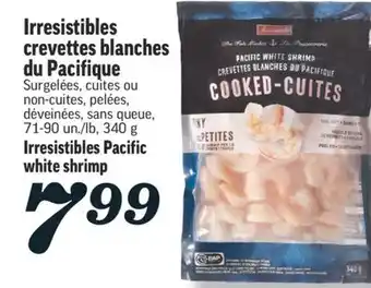 Marché Richelieu Crevettes blanches du pacifique irresistibles | irresistibles pacific white shrimp offer