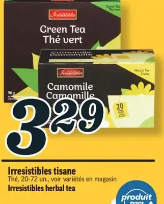 Marché Richelieu Tisane irresistibles | irresistibles herbal tea offer