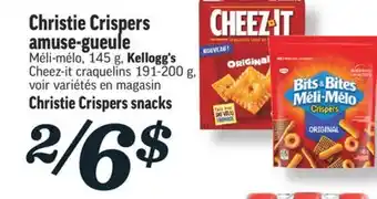 Marché Richelieu Crispers amuse-gueule christie | christie crispers snacks offer