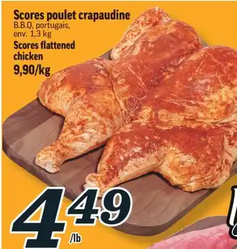 Marché Richelieu Scores poulet crapaudine | scores flattened chicken offer