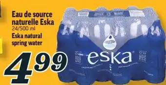 Marché Richelieu Eau de source naturelle eska | eska natural spring water offer
