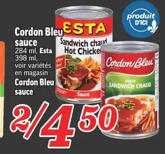 Marché Richelieu Sauce cordon bleu | cordon bleu sauce offer