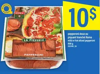 Maxi Pepperoni doux ou piquant tranché roma 900 g offer