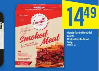 Maxi Viande fumée montréal levitts 500 g offer
