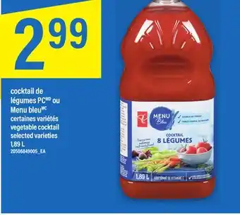 Maxi Cocktail de légumes pcmd ou menu bleumc, 1,89 l offer