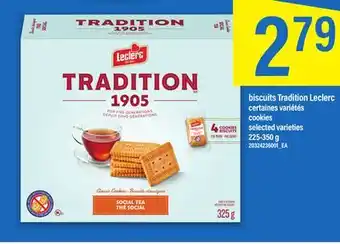 Maxi Biscuits tradition leclerc, 225-350 g offer