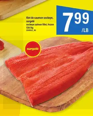 Maxi Filet de saumon sockeye, surgelé offer