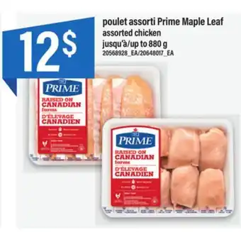Maxi Poulet assorti prime maple leaf offer