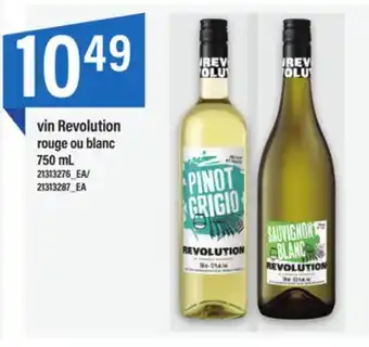 Maxi Vin revolution rouge ou blanc, 750 ml offer