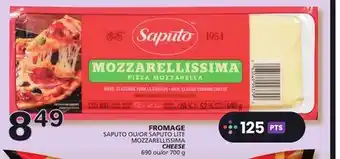 Marches Tradition Saputo or saputo lite mozzarellissima cheese offer