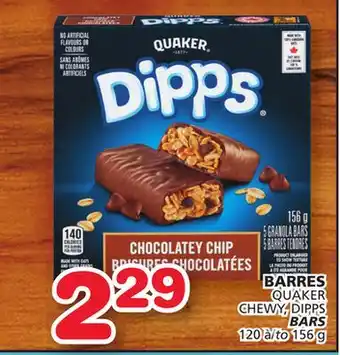 Marches Tradition Quaker chewy, dipps bars offer