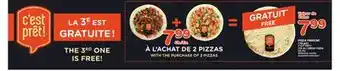 Marches Tradition C'est prêt! fresh pizza offer