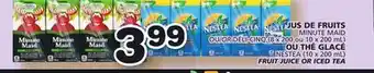 Marches Tradition Minute maid or nestea fruit juice or iced tea offer