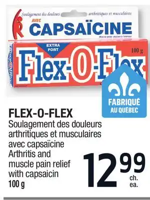 Jean Coutu Flex-o-flex arthritis and muscle pain relief with capsaicin offer