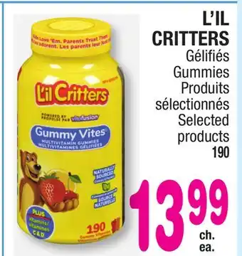 Jean Coutu L'il critters gummies selected products offer