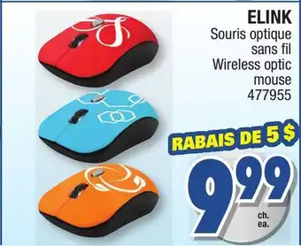 Jean Coutu Elink wireless optic mouse offer