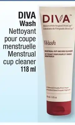 Jean Coutu Diva wash menstrual cup cleaner offer