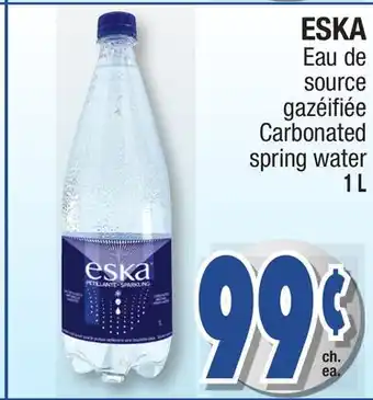 Jean Coutu Eska carbonated spring water offer