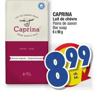 Jean Coutu Caprina lait de chèvre bar soap offer