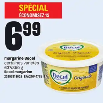 Provigo Margarine becel, 637/850 g offer