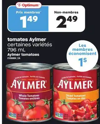 Provigo Tomates aylmer, 796 ml offer