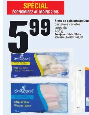 Provigo Filets de poisson seaquest , 400 g offer