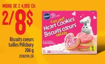 Provigo Biscuits coeurs tailles pillsbury, 206 g offer