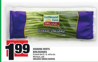 Super C Oignons verts biologiques | organic green onions offer