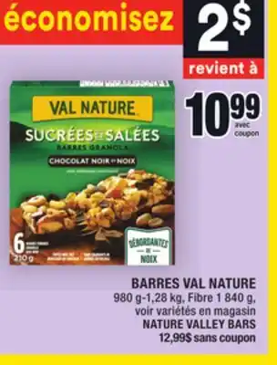 Super C Barres val nature | nature valley bars offer