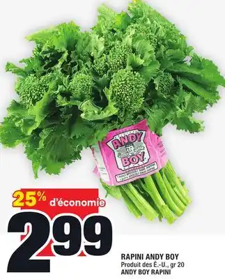 Super C Rapini andy boy | andy boy rapini offer