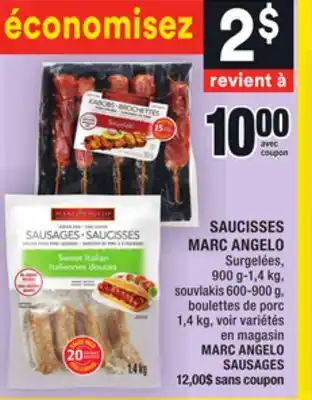 Super C Saucisses marc angelo | marc angelo sausages offer