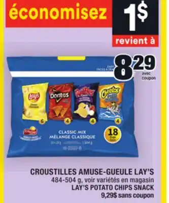 Super C Croustilles amuse-gueule lay's | lay's potato chips snack offer