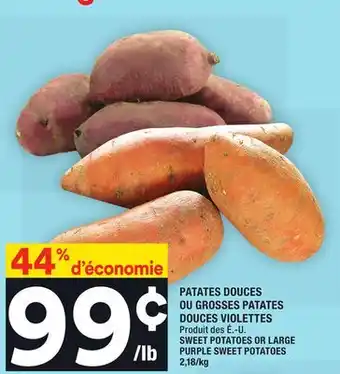 Super C Patates douces ou grosses patates douces violettes | sweet potatoes or large purple sweet potatoes offer