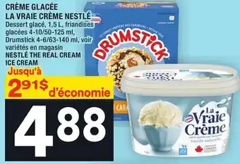 Super C Crème glacée la vraie crème nestlé | nestlé the real cream ice cream offer