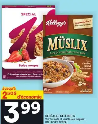 Super C Céréales kellogg's | kellogg's cereal offer